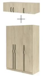 szafa-z-nadstawka-150-cm-duza-z-drazkami-i-szufladami-braga-02-dab-cremona
