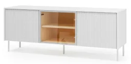szafka-rtv-147-cm-z-oswietleniem-liba-lb-06a-bialy-jedwab-dab-vincenza