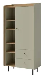 witryna-stojaca-80-cm-eukaliptus-do-salonu-alessio-05-z-polkami-szufladami