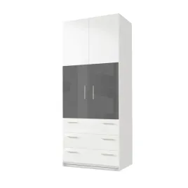 szafa-raj-3-mini-szerokosc-80-cm-drzwi-uchylne-szuflady-szary-polysk