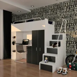 antresola-kiki-4-ze-schodkami-i-biurkiem-80x190-cm-czarny-polysk