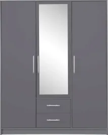 szafa-smart-2-z-lustrem-150-cm-antracyt-szuflady