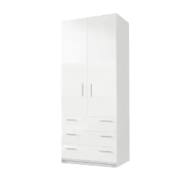 szafa-raj-3-mini-szerokosc-80-cm-drzwi-uchylne-szuflady-bialy-polysk