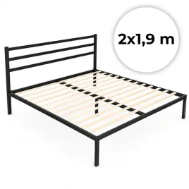 lozko-metalowe-190x200-cm-ze-stelazem-i-zaglowkiem-minimalistyczne-czarne