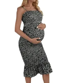 shein-sukienka-na-ramiaczkach-ciazowa-w-kwiaty-czarna-36-lah