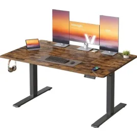songmics-biurko-elektryczne-regulowane-140x80-usb-brazowe-pamiec