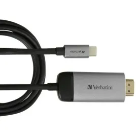 verbatim-adapter-usb-c-hdmi-4k-1-5m-aluminium-aluminum-49144