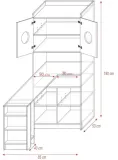 raj-1-plus-szary-polysk-mdf-stan-nowy-kolor-frontow-bialy