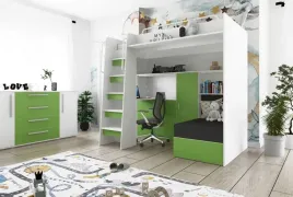 lozko-pietrowe-kiki-7-90x200-cm-z-biurkiem-rozkladana-sofa-limonka-mat