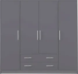 szafa-smart-1-z-szufladami-antracyt-200-cm
