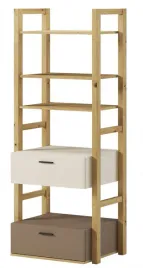 regal-waski-z-dwiema-szufladami-lenny-ly-03-artisan-bez-truflowy-do-5dni