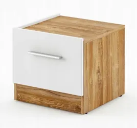 stolik-nocny-bialy-dab-dentro-dt-03l-lewy