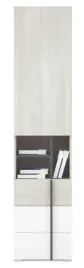regal-mlodziezowy-waski-z-polkami-45-cm-remo-3-bialy-odcienie-szarosci