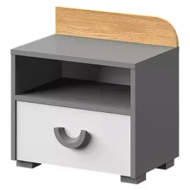 szafka-nocna-45-cm-z-szuflada-polka-carini-ca12-bialy-grafit-dab