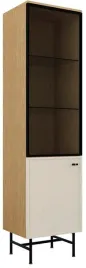 witryna-elora-3-o-szerokosci-50-cm-dab-wiosenny-macadamia-przeszklona-loft