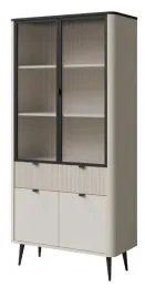 witryna-marly-2-o-szerokosci-90-cm-kaszmir-kamien-przeszklona-ryflowana