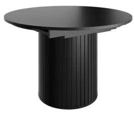 stol-okragly-rozkladany-do-jadalni-120-160-cm-z-lamelami-zante-9-czarny