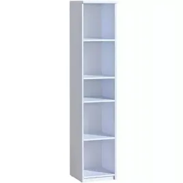 regal-35-cm-waski-otwarty-z-polkami-arca-11-biel-arktyczna