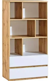 regal-80-cm-z-szufladami-i-polkami-arca-4-dab-wotan-biel-arktyczna