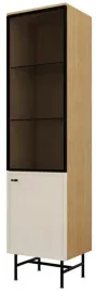 witryna-elora-3-o-szerokosci-50-cm-dab-wiosenny-macadamia-przeszklona-loft