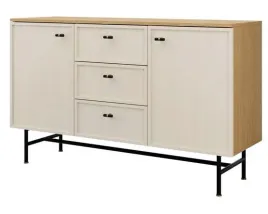 komoda-elora-8-o-szer-135-cm-dab-wiosenny-macadamia-3-szuflady-2-drzwi