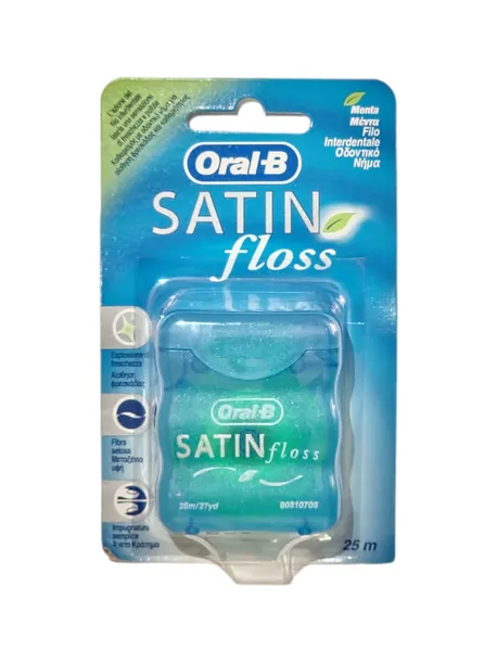 Oral-B Satin Tape nić dentystyczna mięta zdrowe dziąsła i zęby 25 m