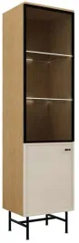 witryna-elora-3-led-o-szerokosci-50-cm-dab-wiosenny-macadamia-przeszklona