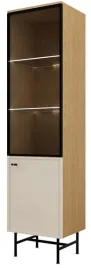 witryna-elora-3-led-o-szerokosci-50-cm-dab-wiosenny-macadamia-przeszklona
