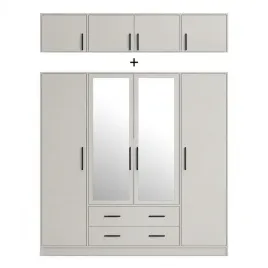 zestaw-szafa-z-nadstawka-i-lustrem-200-cm-2-szuflady-smart-1-kaszmir