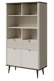 regal-marly-5-o-szerokosci-90-cm-kaszmir-orzech-ryflowany-polki-dwudrzwiowy