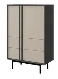 stylowa-komoda-elvia-5-szerokosc-83cm-antracyt-bez-jasny-2-drzwi-2-szuflady