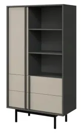 praktyczny-regal-elvia-4-83-cm-antracyt-bez-jasny-1-drzwi-2-szuflady