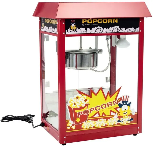 Maszyna do popcornu czerwony daszek ROYAL RCPR-16E 10010087