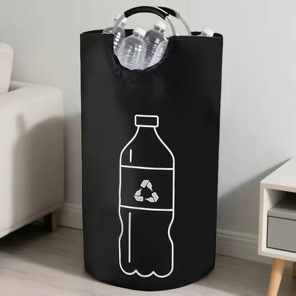TORBA XXL Kosz do plastiku Zwrotu BUTELEK PET PUSZEK Worek z uchwytami 82L