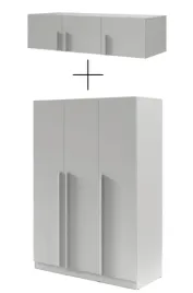 szafa-z-nadstawka-150-cm-duza-z-polkami-i-drazkami-braga-02-szary