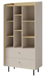 witryna-stojaca-80-cm-bezowa-do-salonu-alessio-06-z-polkami-szufladami