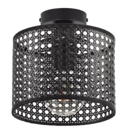 lampa-sufitowa-plafon-okragly-plecionka-wiedenska-rattan-ratan-czarny