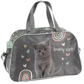 paso-torba-sportowa-na-wf-basen-lovely-cat-szary-kot