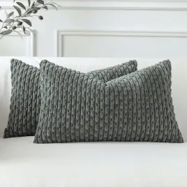 poszewki-sungeek-zestaw-boho-ciemnoszare-30x50cm-decor-sztruks-2-sztuki