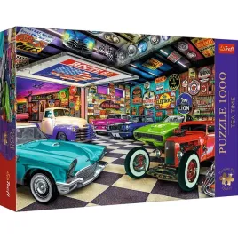 puzzle-trefl-puzzle-1000-elementow-tea-time-garaz-kolekcjonera-samochodow