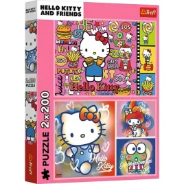 puzzle-2x200-hello-kitty-i-przyjaciele-hello-kitty-13336