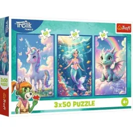trefl-puzzle-3x50-el-razem-w-kolorowym-swiecie-34879
