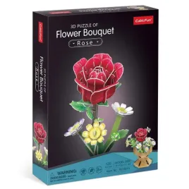 puzzle-3d-bukiet-kwiatow-roze-klocki-prezent-ozdoba