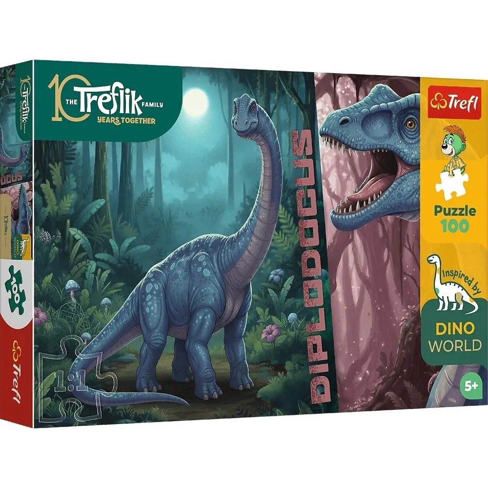 puzzle-trefl-100-elementow-diplodocus