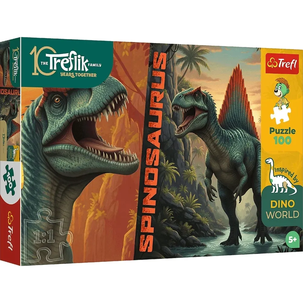 puzzle-trefl-100-elementow-spinosaurus