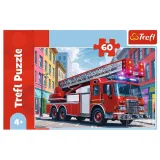 puzzle-trefl-60-elementow-woz-strazacki-stan-nowy