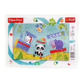 puzzle-trefl-15-elementow-puzzle-15-ramkowe-wesoly-pociag