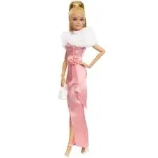 lalka-barbie-80-mattel-replay-the-classic-lalka-w-satynowej-sukni