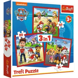 puzzle-3w1-wesole-pieski-psi-patrol-trefl