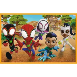 puzzle-2x24-spidey-i-dinozaury-trefl-34432